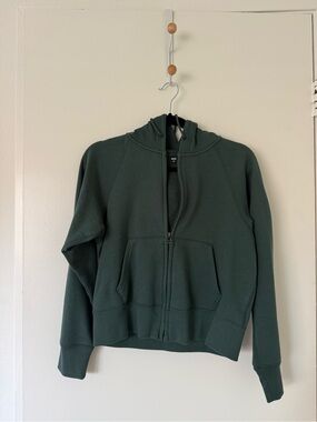 Uniqlo Forest Green Zip-Up Hoodie